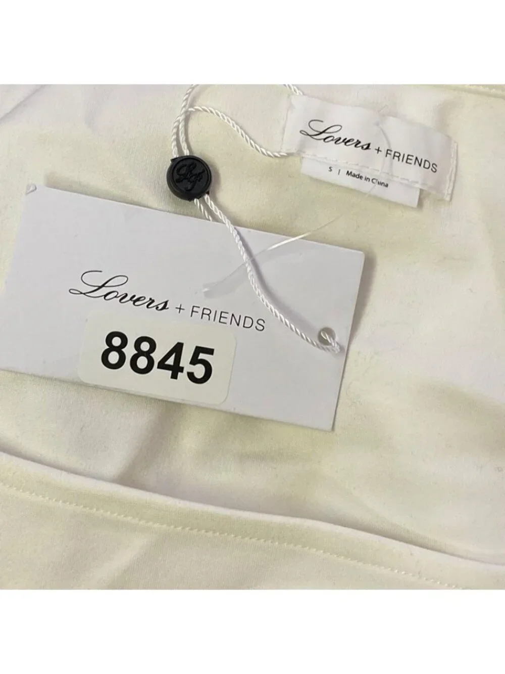 Lovers and Friends Devyn Crop Top in Ivory